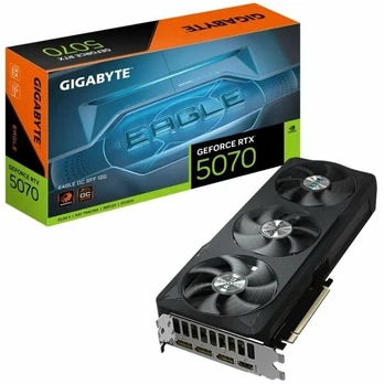 Vaizdo plokštė GIGABYTE GeForce RTX 5070 EAGLE SFF GPU Vaizdo Plokštė | 12GB, GDDR7, OC Edition