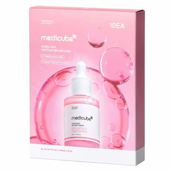 Medicube - PDRN Pink Peptide Serum Mask, 10sheets