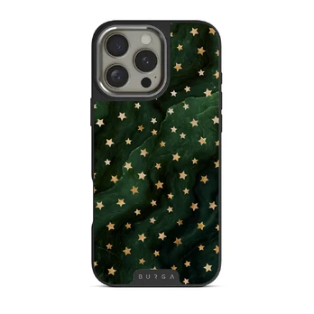 Prince Charming - Stars iPhone 16 Pro Case, Elite Dark (MagSafe) / Silver