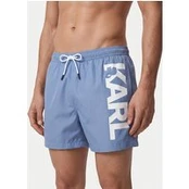 KARL LAGERFELD Plaukimo šortai A1M46013 Mėlyna Regular Fit