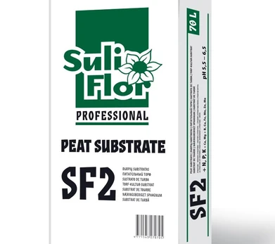 Universalus durpių substratas SULIFLOR SF2 70 l.