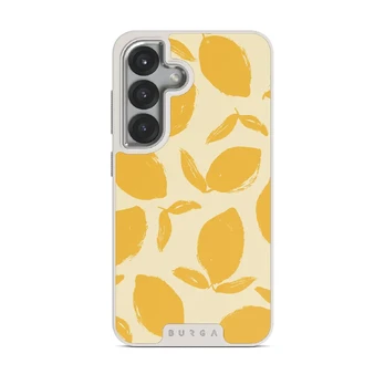 Lemon Tart - Samsung Galaxy S25 Case, Elite Light (Magnetic) / Silver