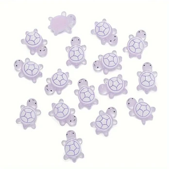Dervos vėžlių pakabukai papuošalams, Violetinė