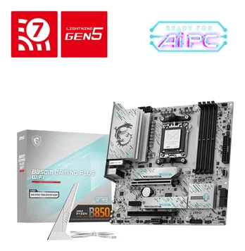MSI B850M GAMING PLUS WIFI AMD B850 AM5 lizdas „micro ATX“