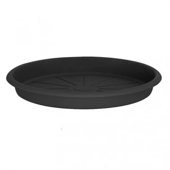 Plast. vazono lėkštė DOMOLETTI STTE0013-120, Ø13 cm, pilka