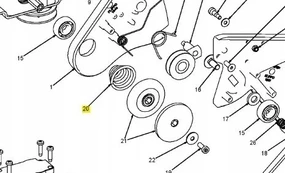 Curver Husqvarna Wb 53s e vejapjovės spyruoklė