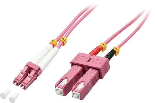 Lindy LWL-Duplexkabel LC/SC OM4 15m 50/125?m Multimode