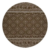 Kilimas vidaus Kayoom Sunny 110, rudas, 120 cm x 120 cm kaina