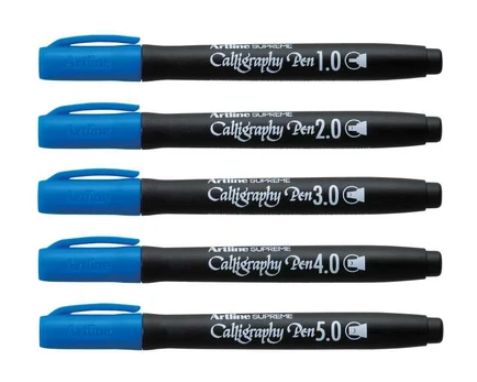 Artline Supreme Calligraphy Pen 5/set mėlynas