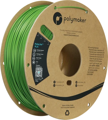 Polymaker PolyLite PLA - 1.75mm - 1kg - Jungle Green