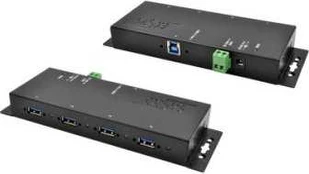 Exsys EXSYS EX-1183HMVS-2 4 prievadų metalinis USB 3.2 Gen1 HUB su 15KV ESD apsauga nuo viršįtampių