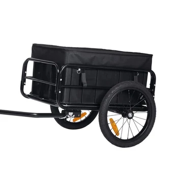 Dviračio priekaba Trekker, juoda