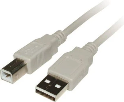 Kabelis USB PremiumCord USB-A - USB-B 0.5 m Pilka (ku2ab05)