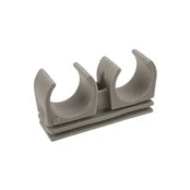 Laikiklis, plastikinis WAVIN d25x2, dvigubas, PPR, 235914002