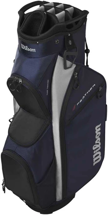 Wilson - Feather Cartbag - Navy/Sidabrinis