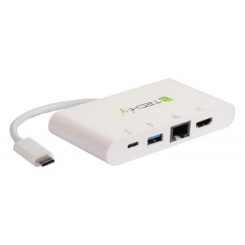 Šakotuvas TECHLY 102086 Techly USB-C 3.1 multiport