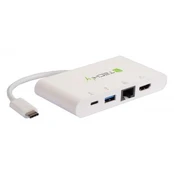 Šakotuvas TECHLY 102086 Techly USB-C 3.1 multiport kaina