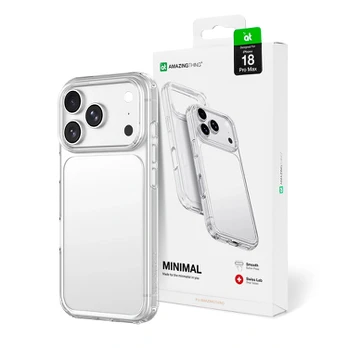 Dėklas AmazingThing Minimal Drop Proof Case 3 Lens for iPhone 18 Pro Max - Clear