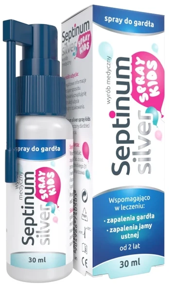 Septinum Sidabrinis Kids spray do gardła 30ml