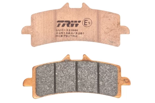 Brake pads MCB792TRQ TRW sinter, intended use: racing