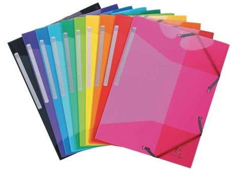Exacompta 55670E, Conventional file folder, A4, Polypropylene (PP), Multicolour, 240 mm, 320 mm