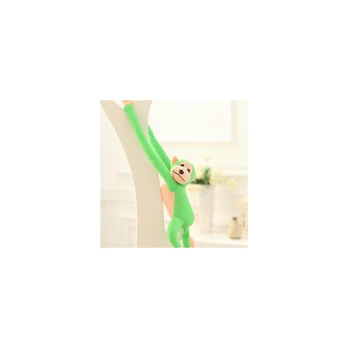 Lean Toys Plush Monkey Mascot with Sound, Žalias 80 cm