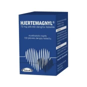 HJERTEMAGNYL 75 mg plėvele dengtos tabletės N100 kaina