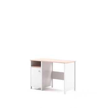 Rašomasis stalas MIA MI3BR, baltas/rožinis