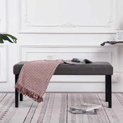 Suoliukas, pilkas, 106cm, dirbtinė oda kaina