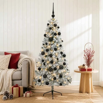 Dirbtinė kalėdinė eglutė su rutuliuku 120 cm 150 LED