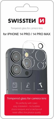 Swissten Tempered Glass For Camera Lens For Apple iPhone 14 Pro / 14 Pro Max kaina