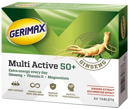GERIMAX Multi Active 50+ tabletės N60