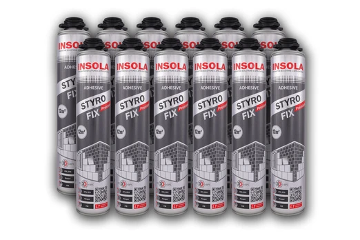 Klijai Insola Styro Fix Premium 850 ml. 12 vnt.