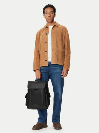 Kuprinės Tommy Hilfiger Th Texture Backpack AM0AM14678 Juoda
