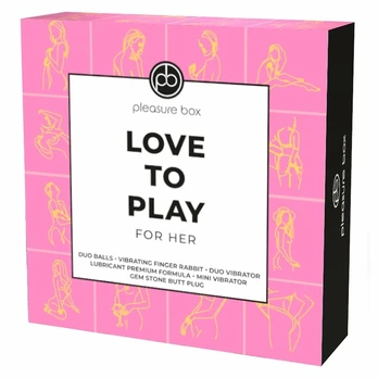 PLEASURE BOX LOVE TO PLAY FOR HER Intimate Wellness Starter Set