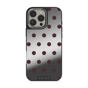 Aqua Mocha - iPhone 16 Pro Max Case, Elite Mirror Dark (MagSafe) / Silver