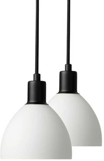 Nielsen_Light PENDELSÆT IDA OPAL GLAS MED SORT FATNING
