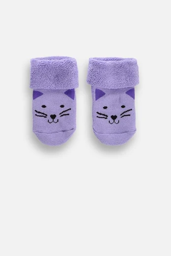 Coccodrillo kojinės, violetinės, dydis