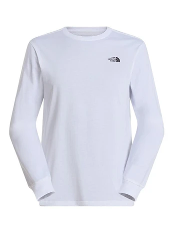 The North Face Džemperis Evolution Simple Dome L/S Tee Balta Regular Fit