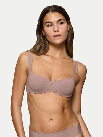 Triumph Pusiau dengta (balcony bra) liemenėlė Make-Up Illusion 10217849 Ruda