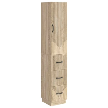 Spintelė 2 pcs Sonoma ąžuolas 33 x 34,5 x 87 cm
