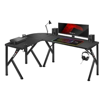 Žaidimų stalas Huzaro Hero 6.3, juoda