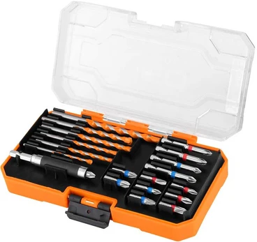 Neo Tools Grąžtų ir antgalių rinkinys, 20 vnt.