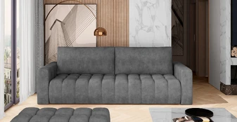 Sofa - lova Lazaro su patalynės dėže pilka, Dora 95 kaina