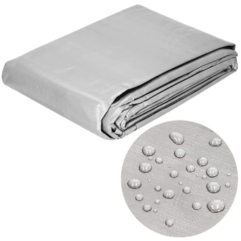 Springos GA2155 PLANDEKA 4 X 6 M SZARO-Juoda