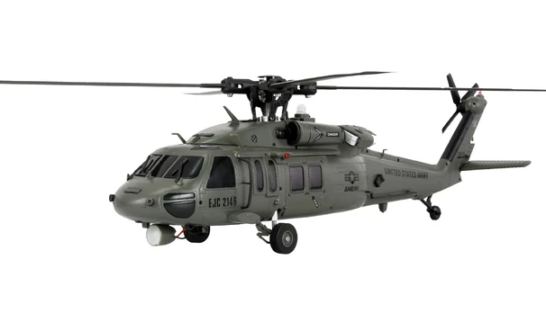Amewi UH60 Juodas Hawk Marine CP Helikopter 6G/3D RTF 16+