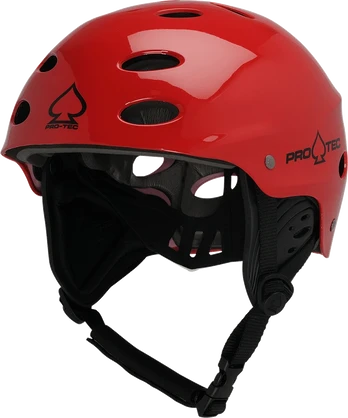 Vandens sporto šalmas PRO-TEC ACE WAKE Gloss Raudona