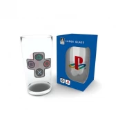 PLAYSTATION - Large Glass - 400ml - Buttons - box kaina