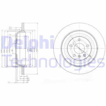 Stabdžių diskas DELPHI BG4031