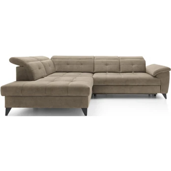 Kampinė sofa Inferne, smėlio